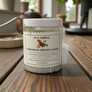 RealSimple Cinnamon Brown Exfoliating Sugar Scrub
